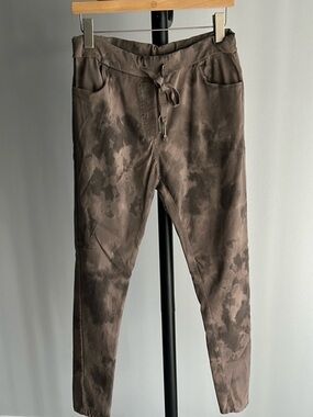 Venti6 Brown Camo Stretchy Pants S